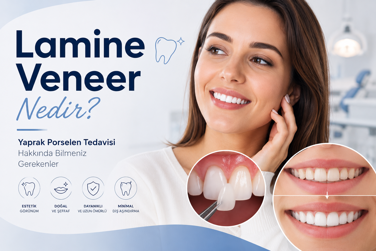 Lamine Veneer Nedir? Yaprak Porselen Tedavisi Hakkında Bilmeniz Gerekenler