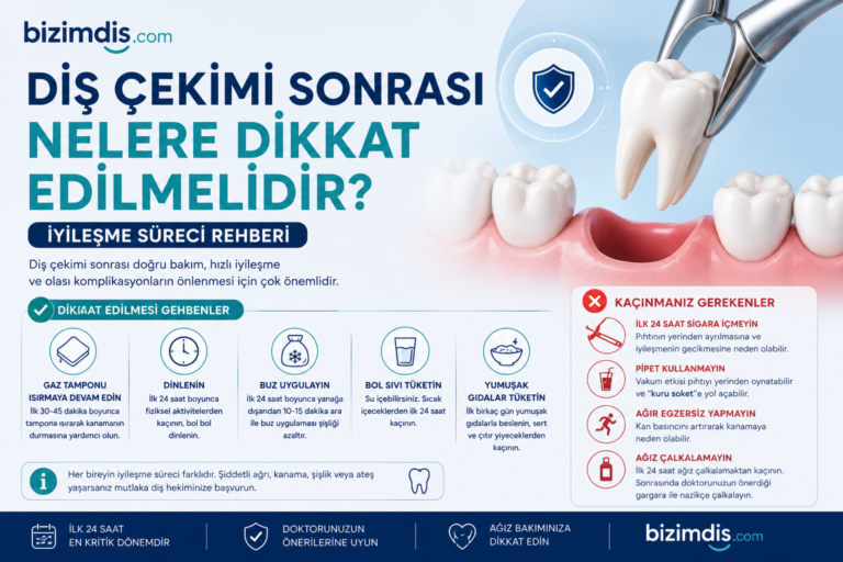 Diş Çekimi Sonrası Nelere Dikkat Edilmelidir? İyileşme Süreci Rehberi